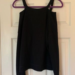 Off the shoulder sweatshirt